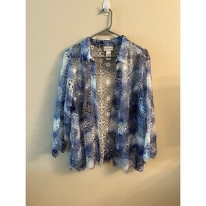 Women's Alfred Dunner Lace Overlay with Necklace 2 for 1‎ Size XL Listing #720